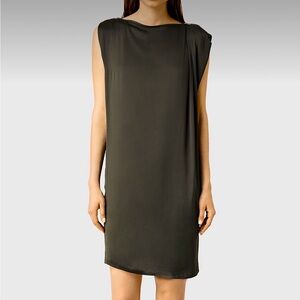 AllSaints Asymmetric Little Black Dress  LBD XS